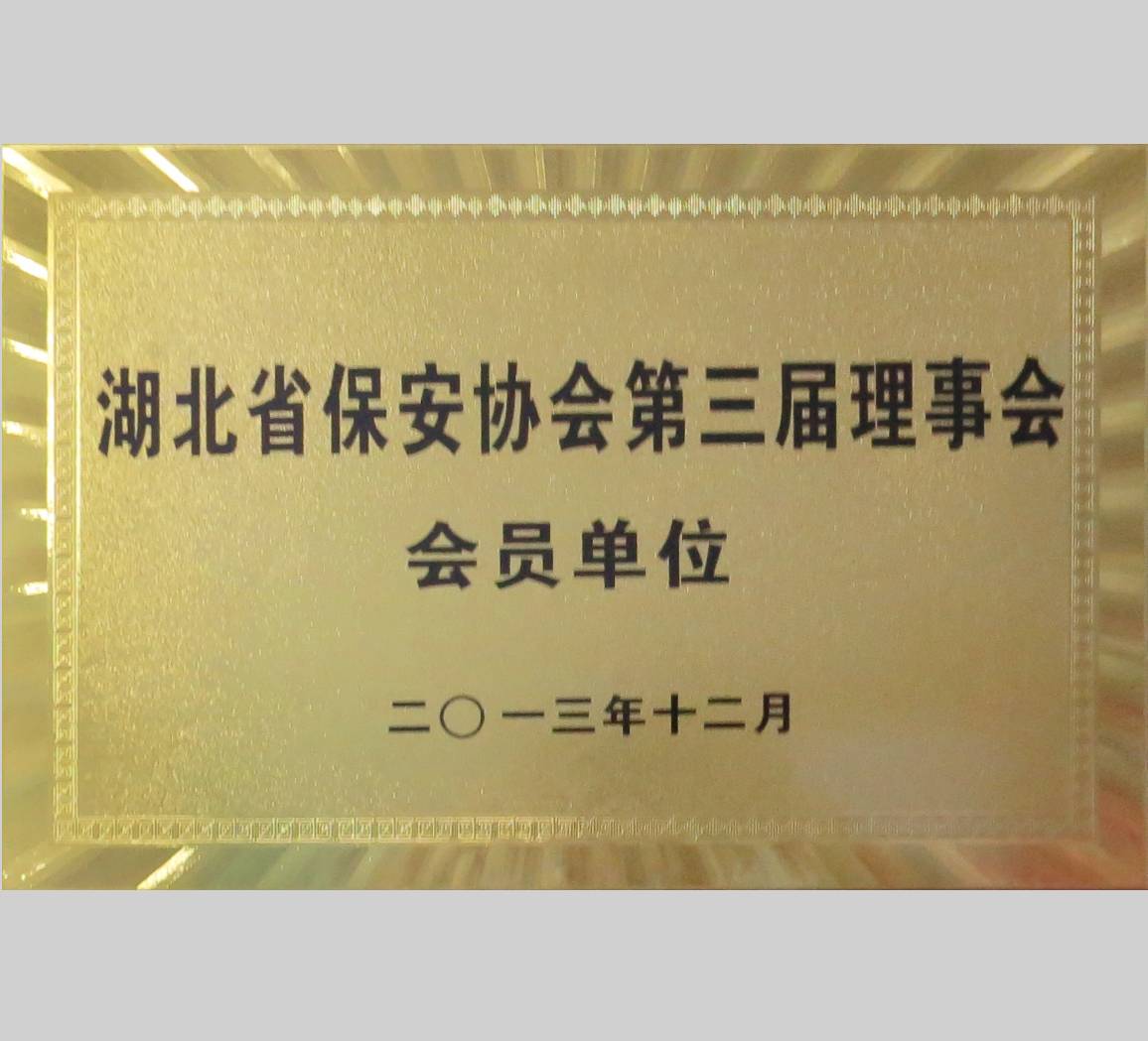 湖北省保安协会第三届理事会会员单位